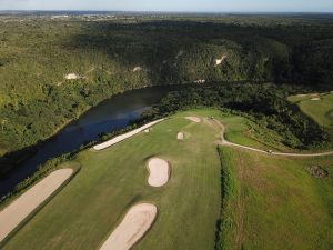 Casa De Campo (Dye Fore) Chavon Aerial 5th Green